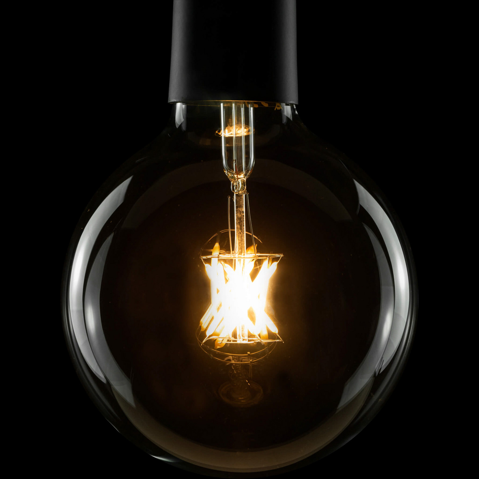 SEGULA Vintage LED Globe G125 E27 6,5W prozirna dim