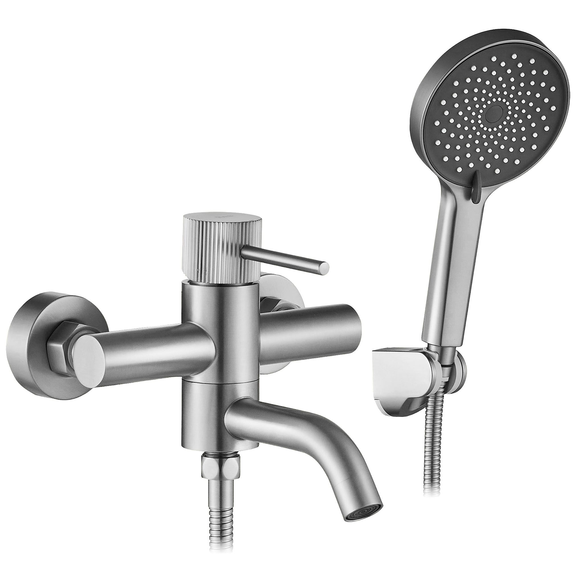 Baterija za kadu Rea Lungo Stripe Brush Nickel