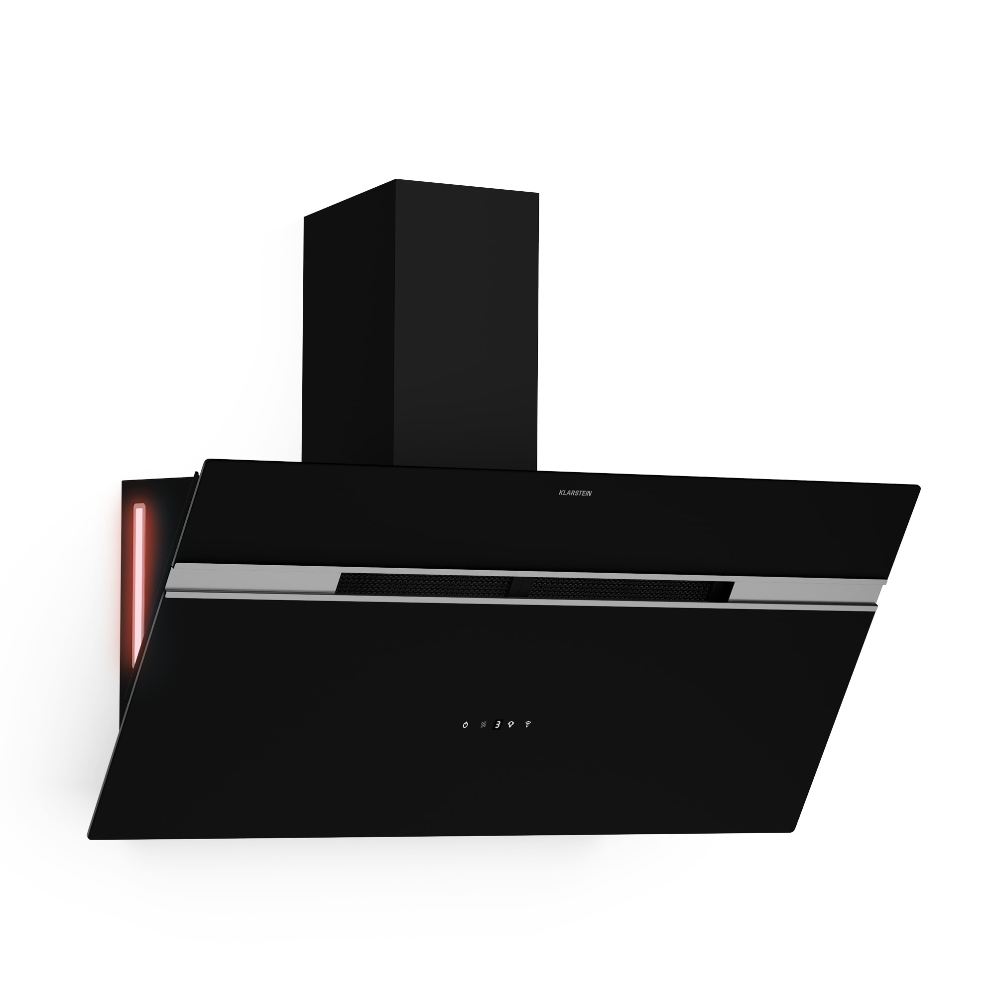 Klarstein Alina kuhinjska napa, 90 cm, 615 m³/h, Tiha, EEK A