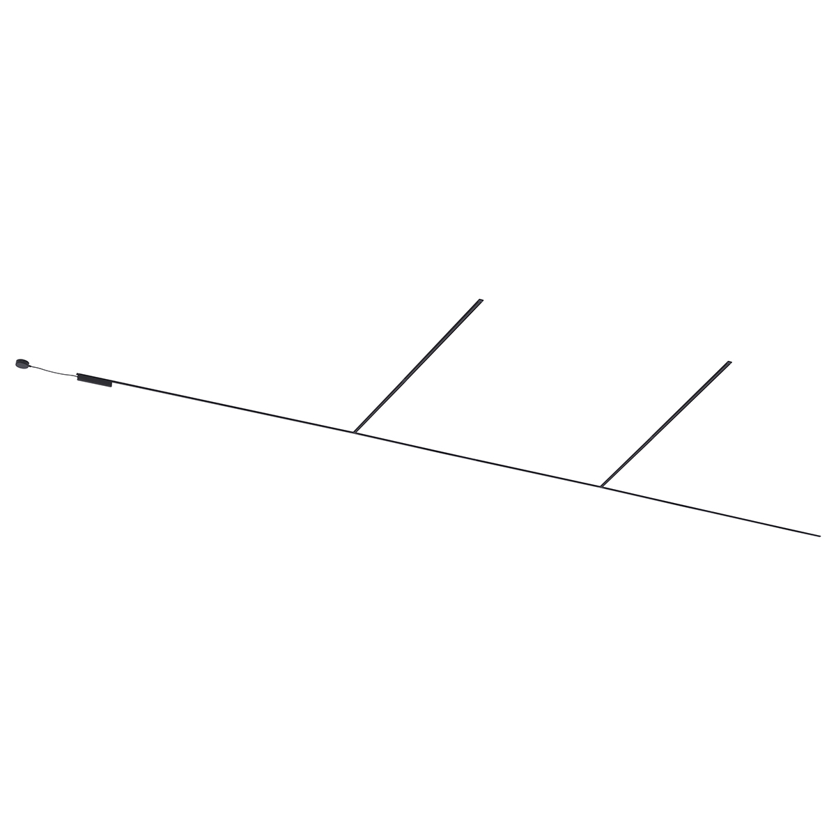 Moderni sustav rasvjete na šini crni 1-fazni 1000 cm - Magnetic