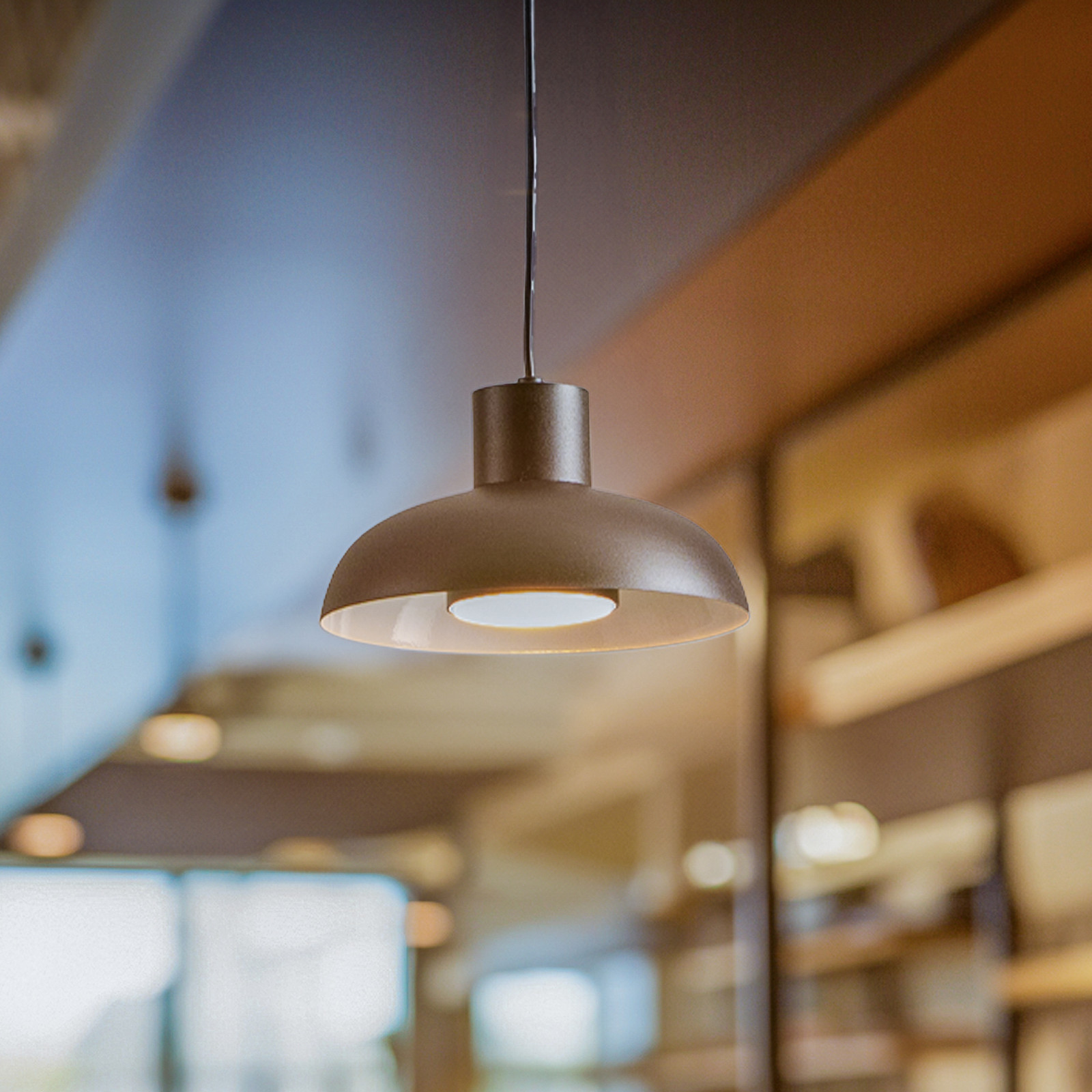 Linea viseća svjetiljka, crna, jedna žarulja