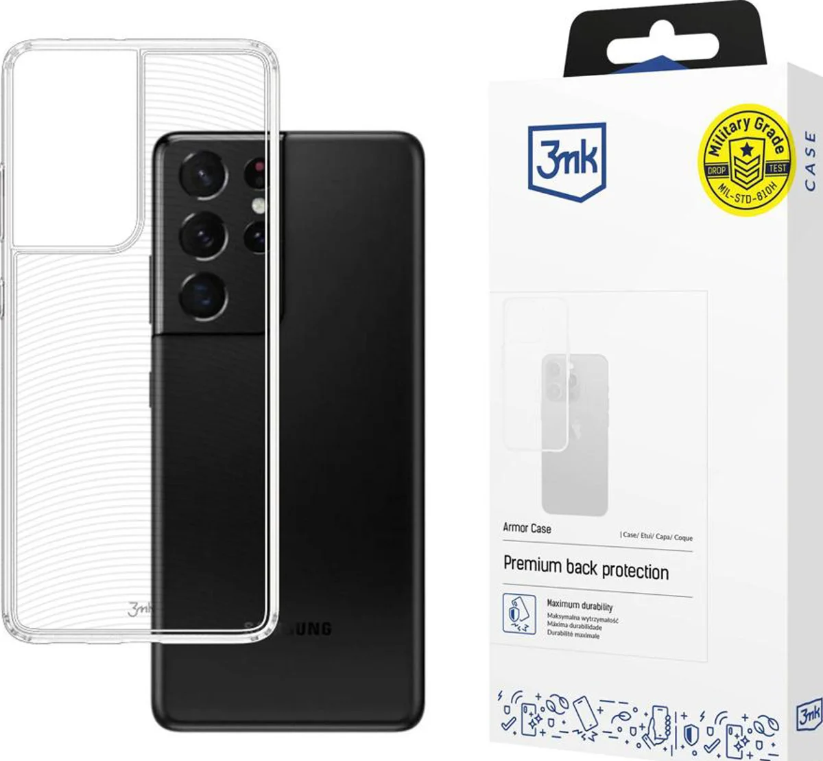 Maska 3MK Armor Case Samsung G998 S21 Ultra 