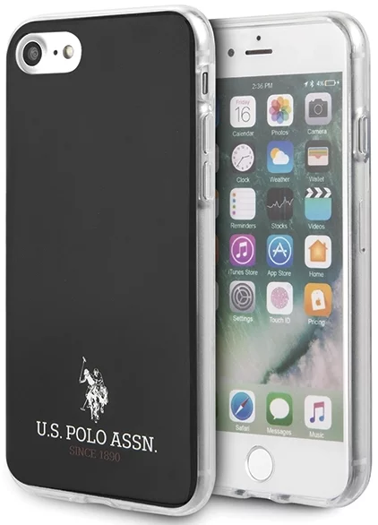 Maska US Polo USHCI8TPUBK iPhone 7/8/SE 2020 black Shiny (USHCI8TPUBK)