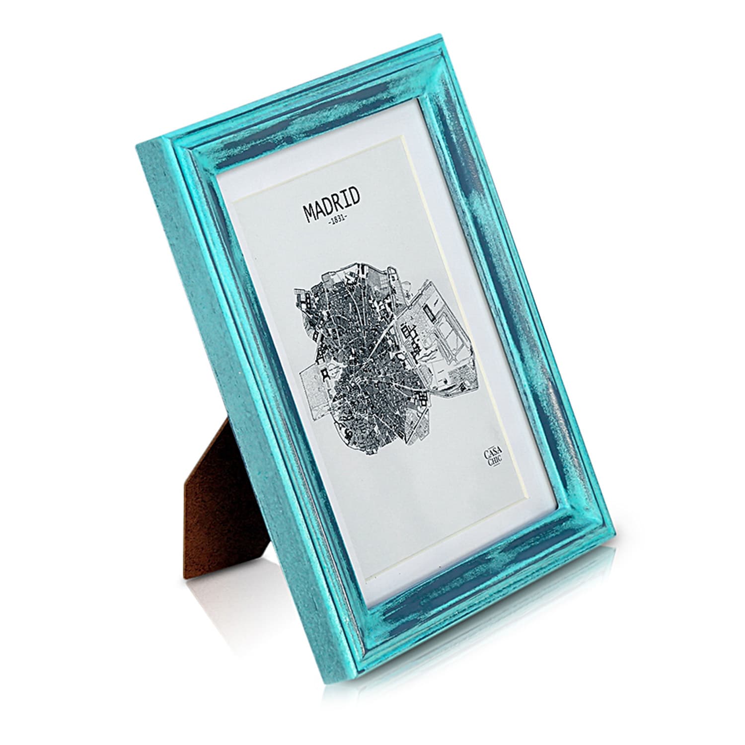 Casa Chic Lancaster, okvir za slike, pravokutni, fotografije 17 x 12 cm, nosač, drvo