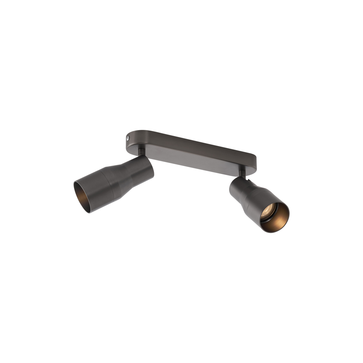Okruglo stropno svjetlo s dva reflektora, tamnosivo GU10 50 mm - Stanley