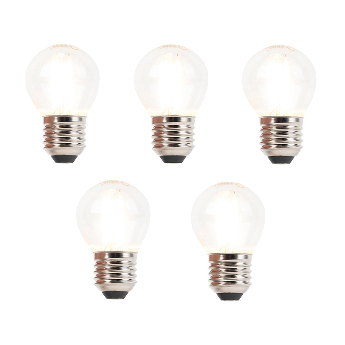 Set od 5 prigušivih LED žarulja sa žarnom niti E27 3W 250lm 2700K
