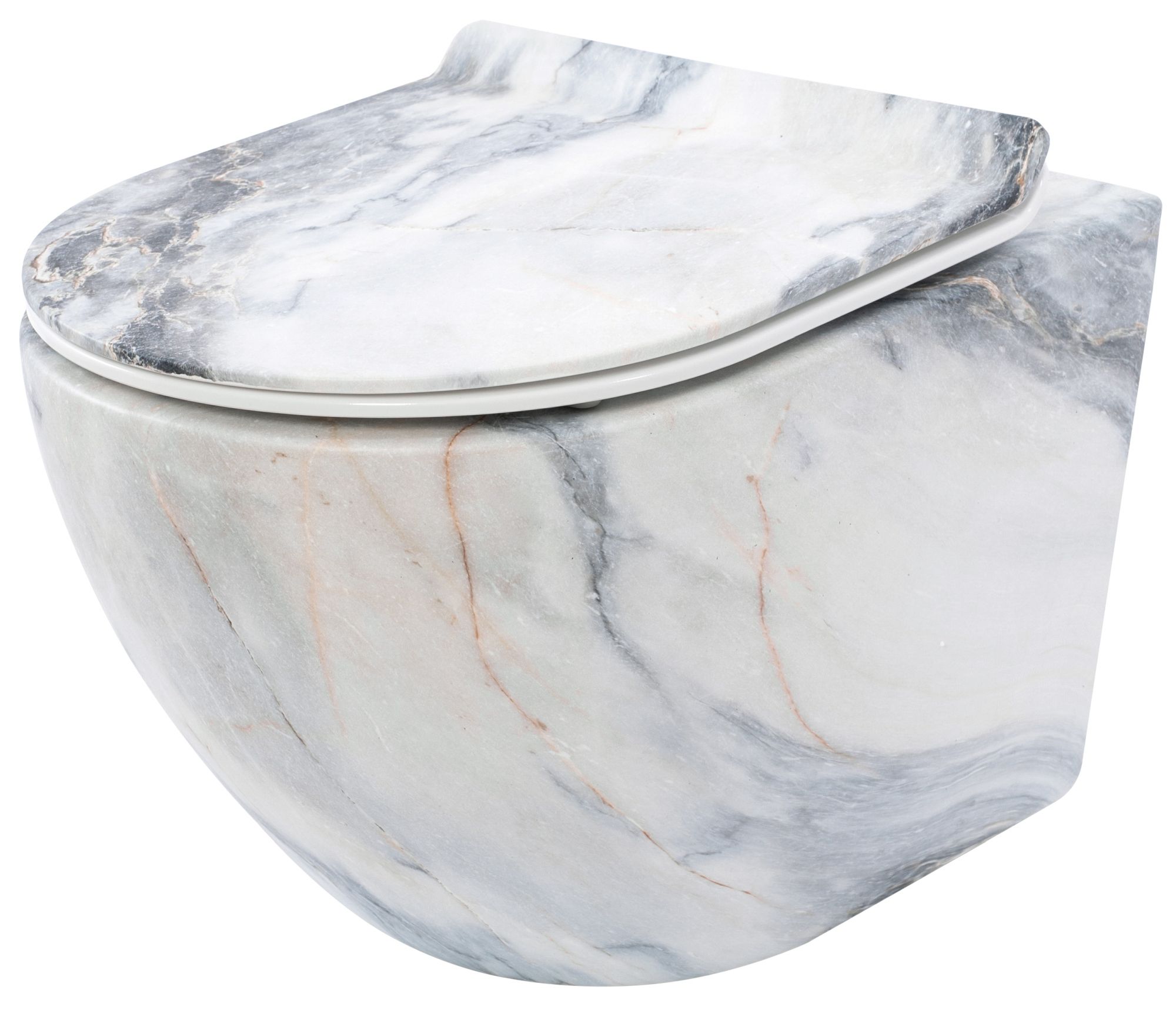 Zidna WC školjka Carlos Slim Rimless Granit Matt