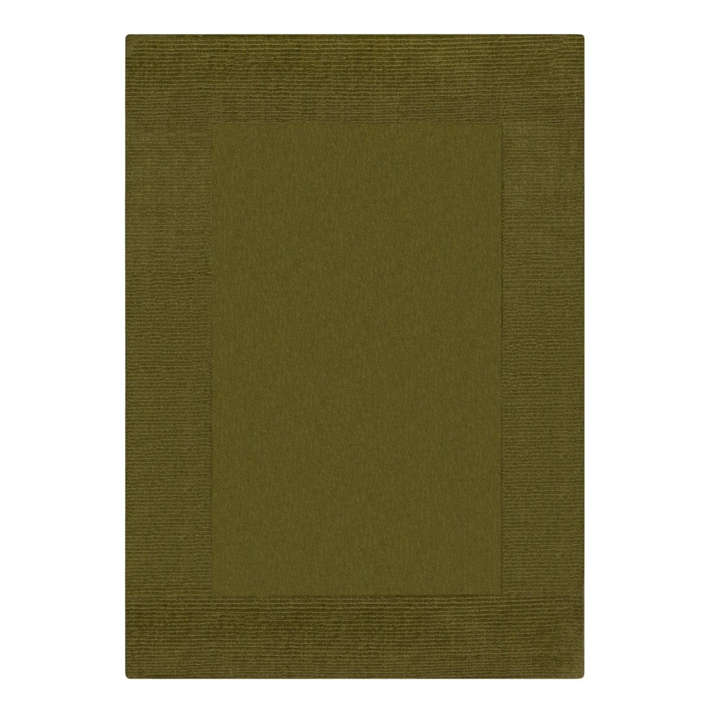 Zeleni vuneni tepih 160x230 cm – Flair Rugs