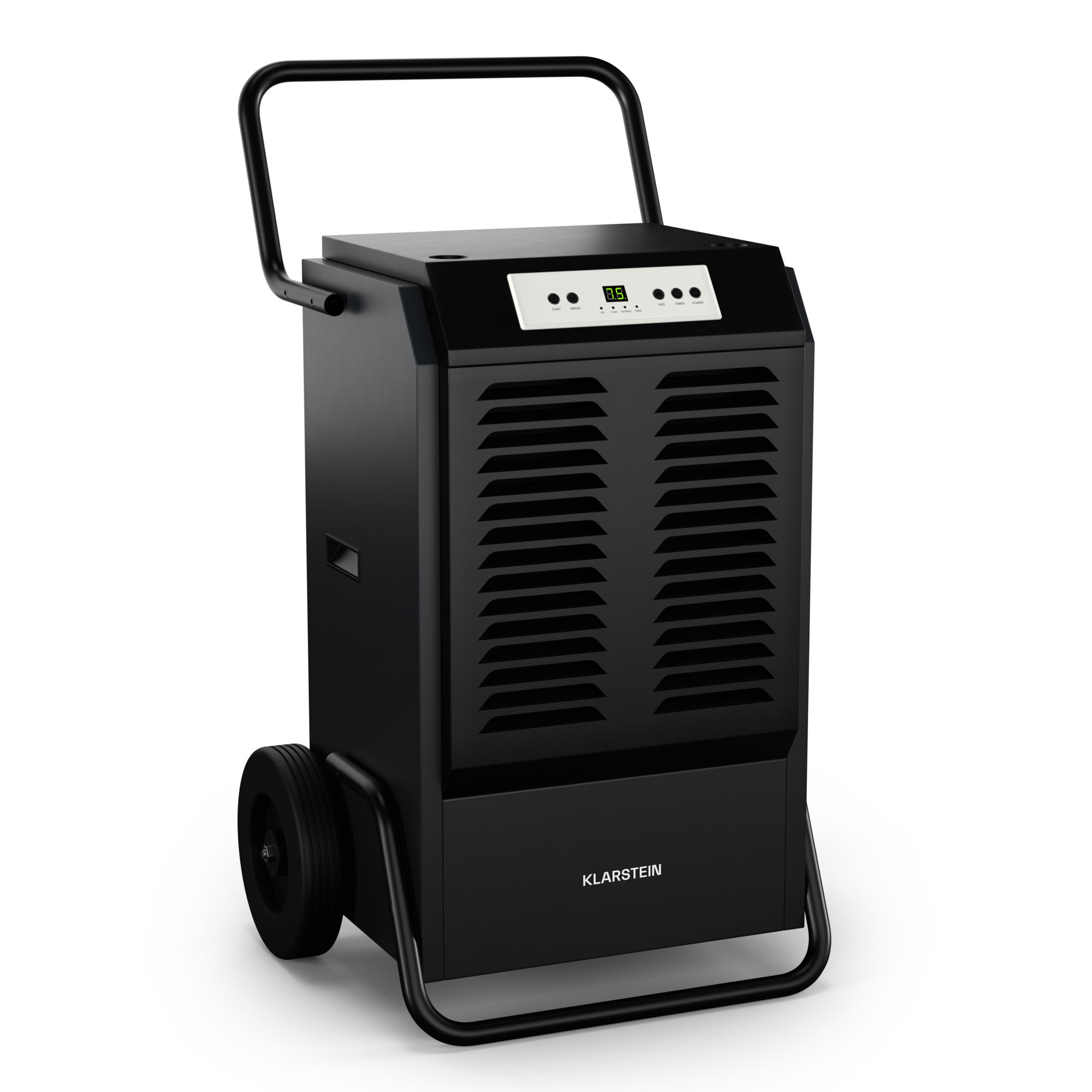 Klarstein DuraDry 90L odvlaživač zraka, 70 L/dan, 70-120 m2, nehrđajući čelik, mobilni, 450 m3/h