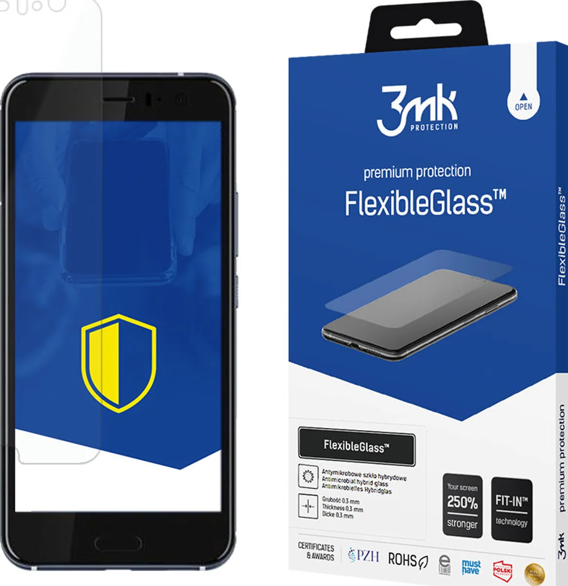 Zaštitno staklo 3MK FlexibleGlass HTC U11 Hybrid Glass