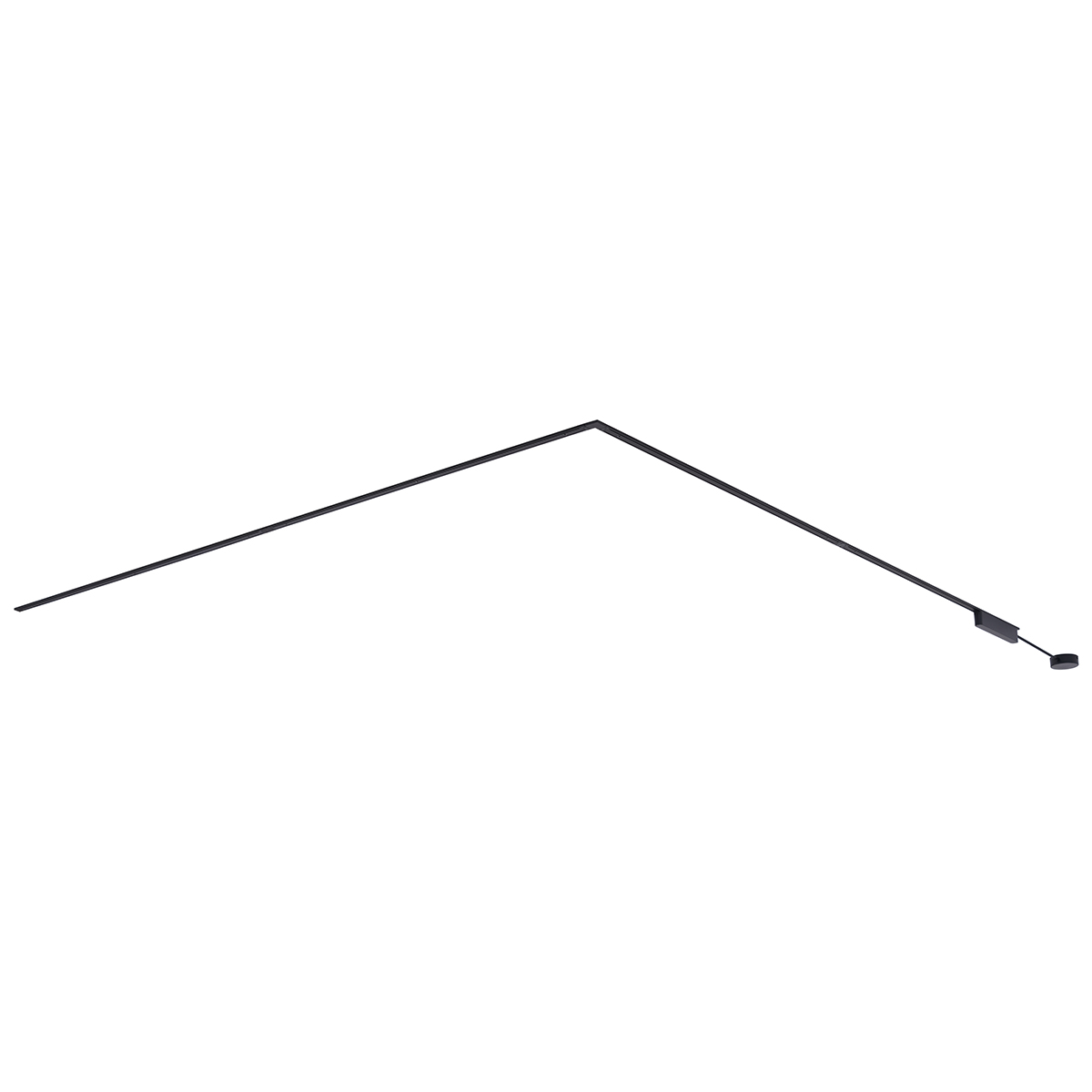 Moderni sustav tračnica za rasvjetu crni 1-fazni 400 cm - Magnetic