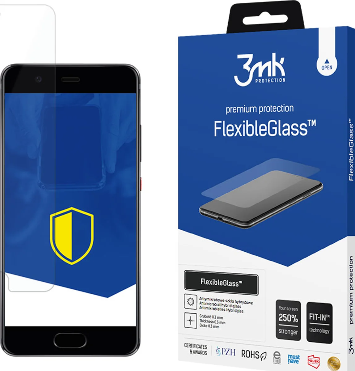 Zaštitno staklo 3MK FlexibleGlass Huawei P10 Plus Hybrid Glass