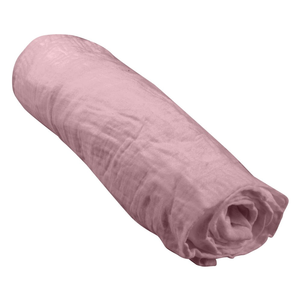 Dječja plahta s gumom za dječji krevetić od muslina 70x140 cm – Bébé Douceur