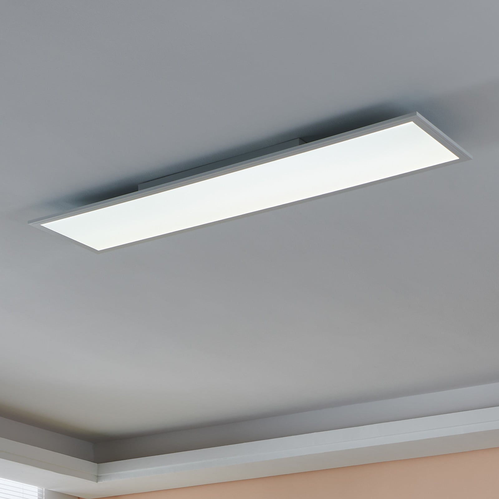 EGLO connect Salobrena-Z LED stropna svjetiljka, 120x30cm, bijela