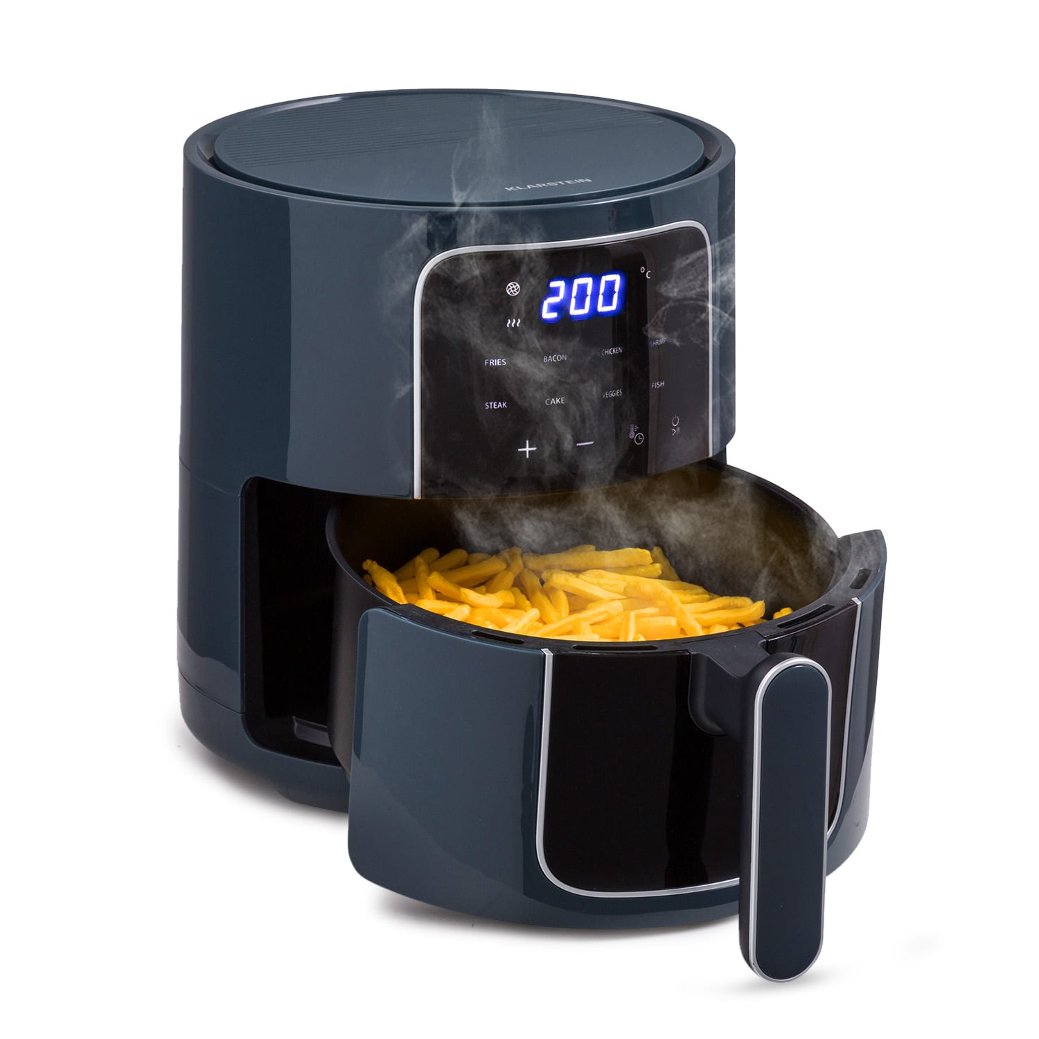 Klarstein Crisp-Pro, friteza na topli zrak, Air Fryer, 1400W, 3,5 litara, 8 programa, timer