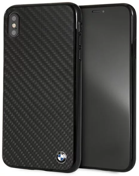 Maska BMW - Apple iPhone XS Max Siganture-Carbon Hardcase - Black (BMHCI65MBC)