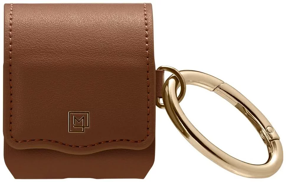 Maska SPIGEN LA MANON AIRPODS CASE LEATHER BROWN (074CS26378)