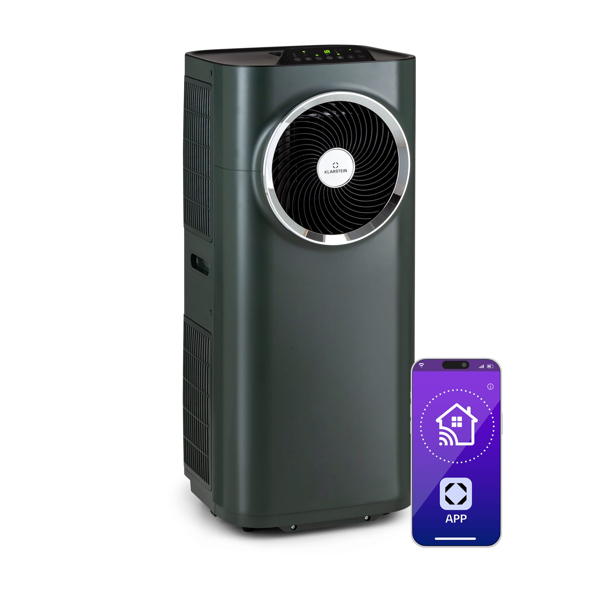 Klarstein Kraftwerk Eco Smart 11, klima uređaj, 3 u 1, 11.500 BTU, daljinski upravljač, kontrola aplikacija