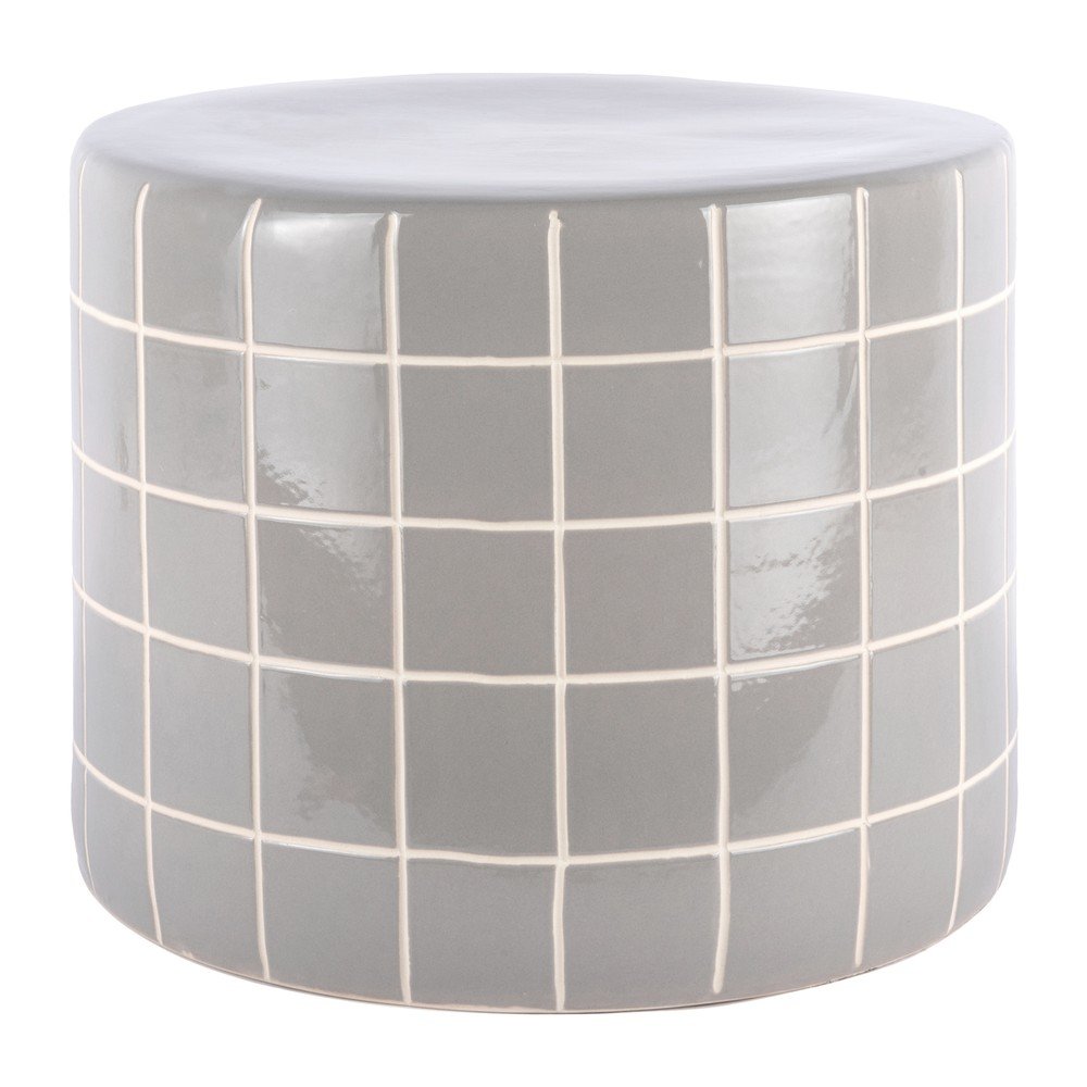 Okrugao pomoćni stol keramički ø 42 cm Retro Tiles – Leitmotiv
