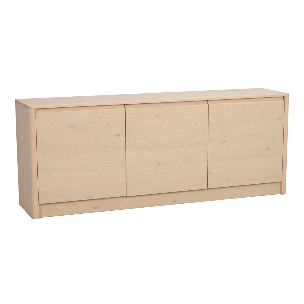 Komoda u dekoru hrasta u svijetloj prirodnoj boji 180x70x40 cm Melstone – Rowico