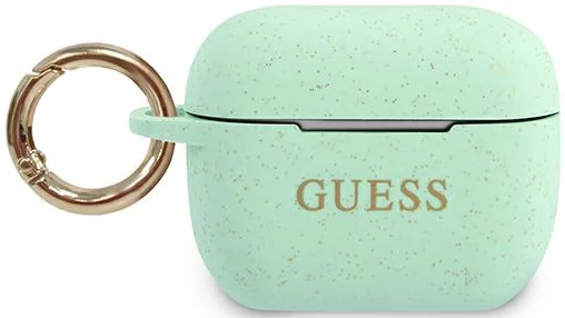 Maska Guess GUACAPSILGLGN AirPods Pro cover green Silicone Glitter (GUACAPSILGLGN)