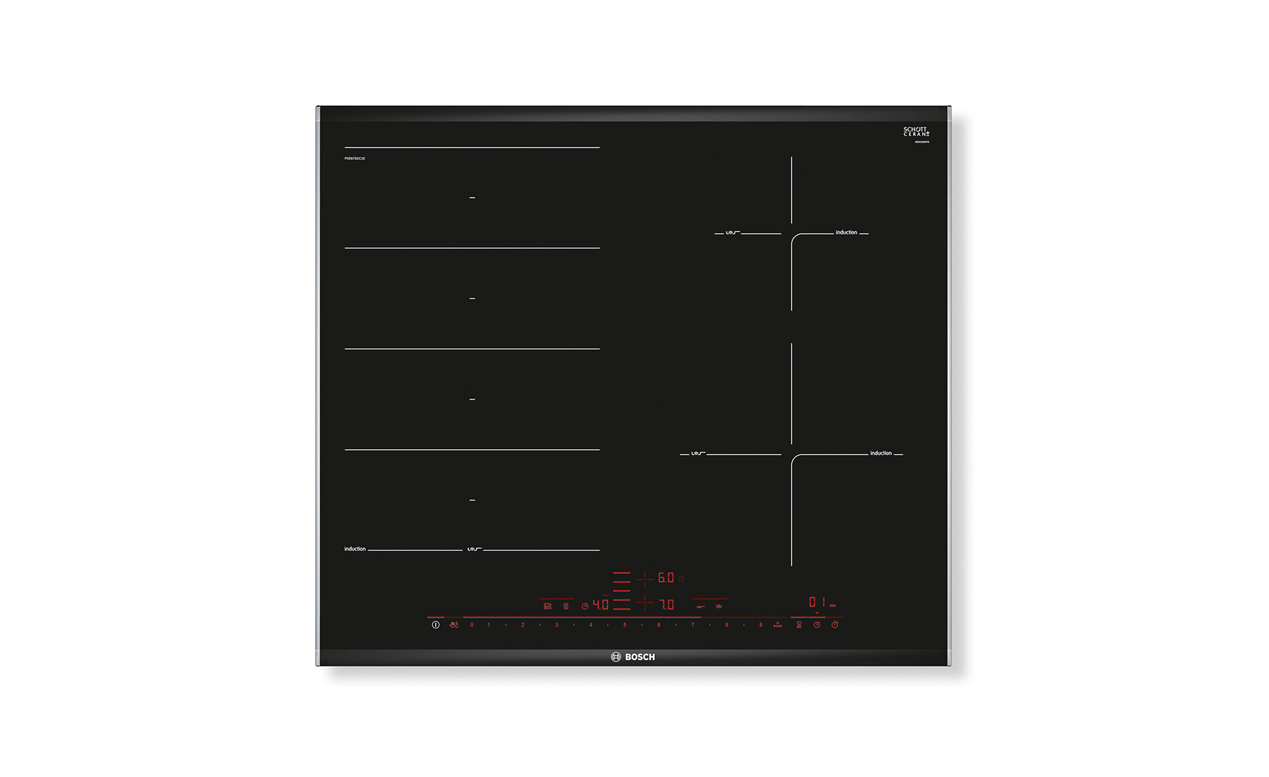 Bosch PXE675DC1E ugradbena ploča