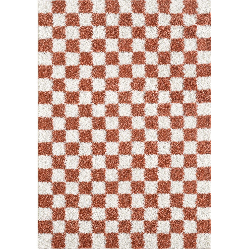 Krem/boje terakote tepih 80x150 cm Grida – ESTE