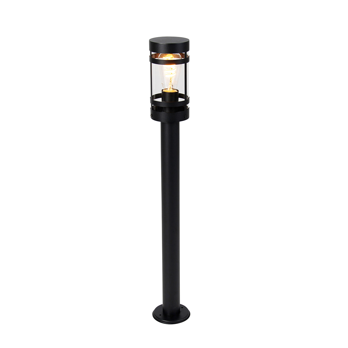 Pametna vanjska svjetiljka crna 80 cm IP44 uklj. Wifi ST64 - Gleam