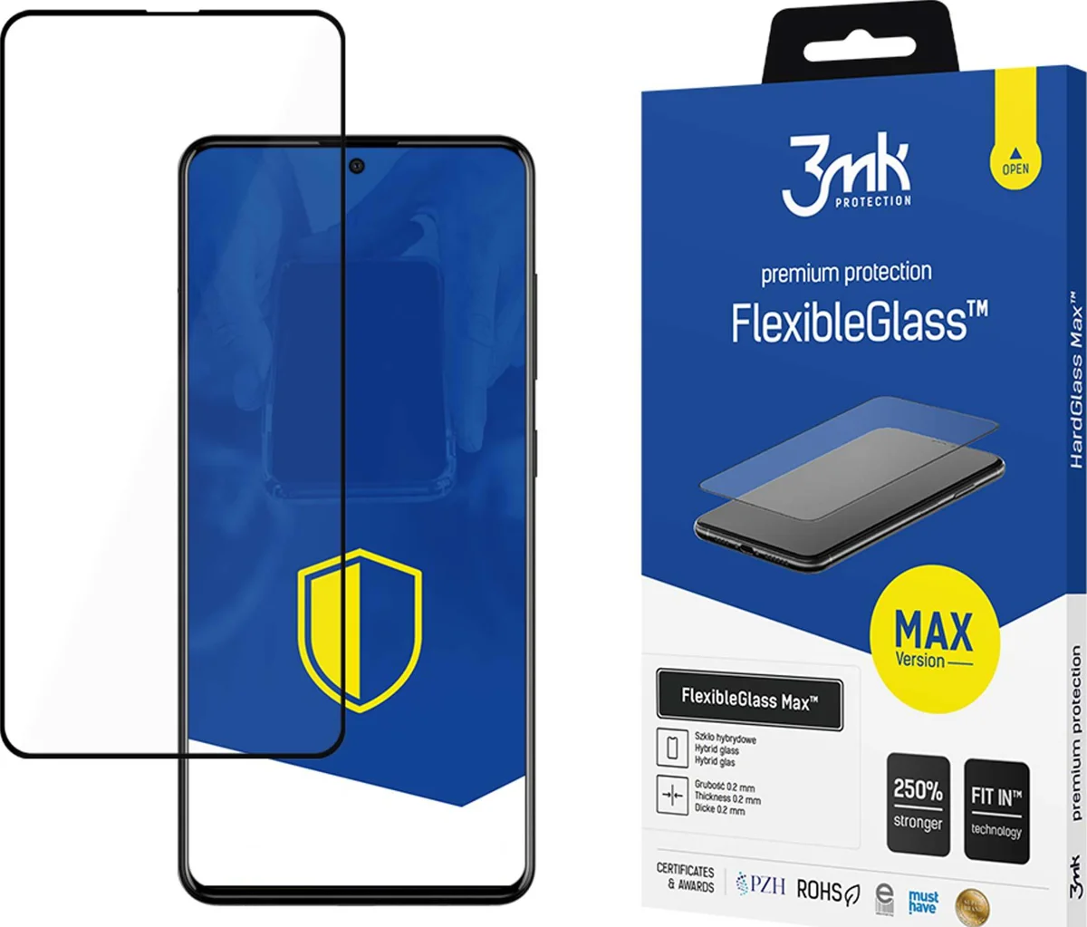 Zaštitno staklo 3MK Samsung Galaxy A51 Black - 3mk FlexibleGlass Max