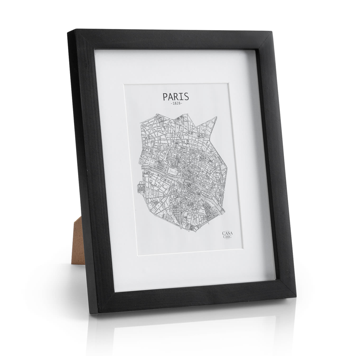 Casa Chic Brighton, okvir za slike, staklo, 20 x 25 cm sa držačem, pravo drvo