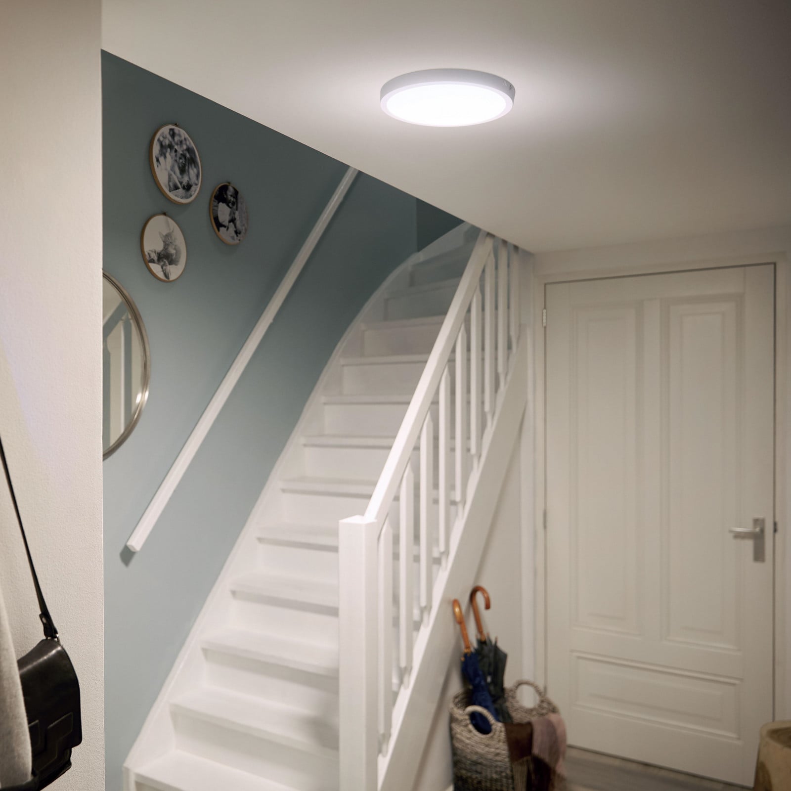 Philips Slim Surface LED 4,000K okrugli 21 cm bijeli