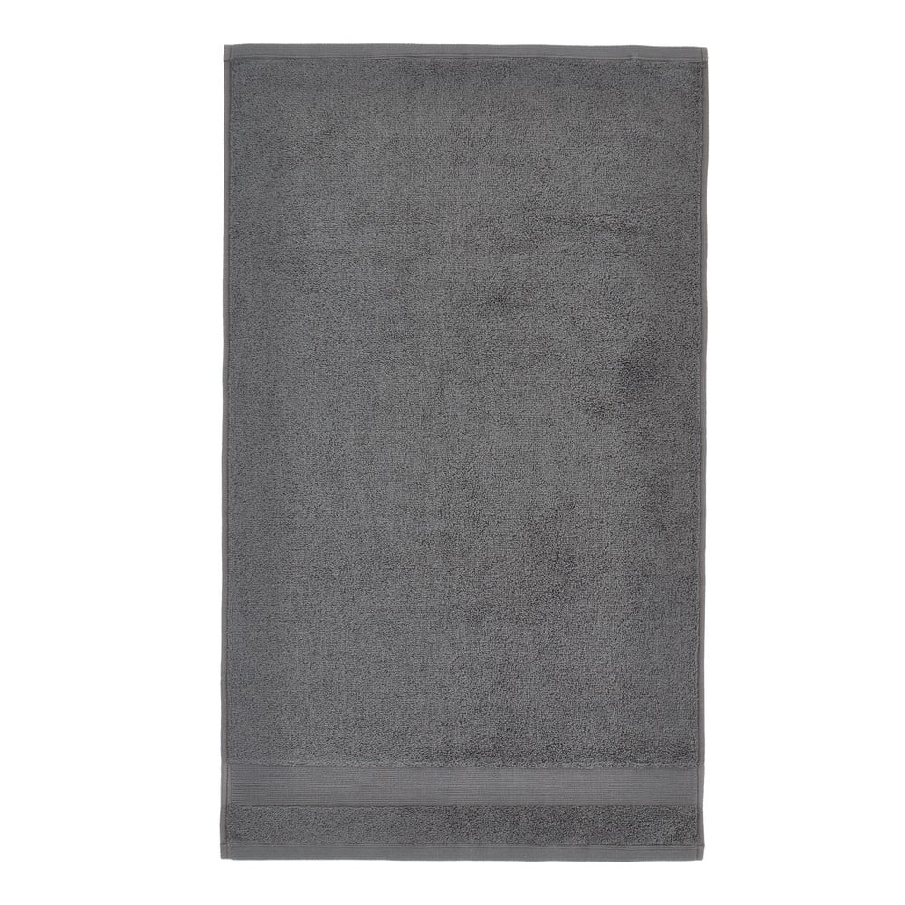 Tamno sivi pamučan ručnik od frotira 70x120 cm Anti-Bacterial – Catherine Lansfield