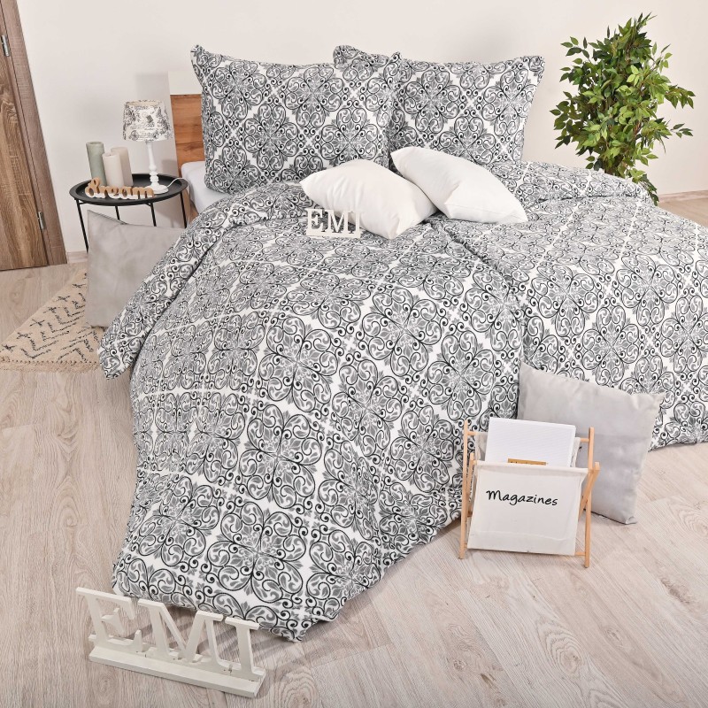 Posteljina od mikropliša Inez EMI, Standardni krevet za jednu osobu uključuje 1x 140x200 + 1x 70x90