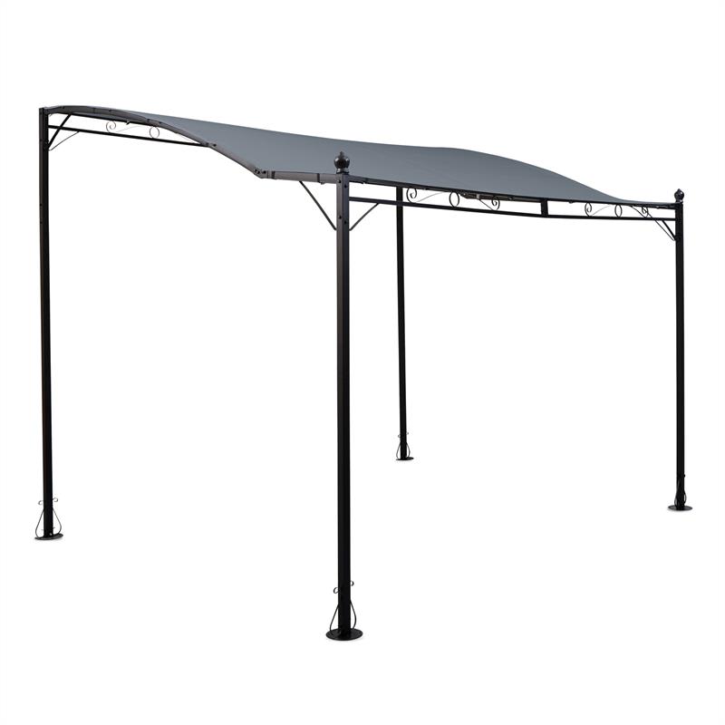 Blumfeldt Allure, pergola, sklonište, paviljon, 300 × 250 cm, poliester, tamno siva
