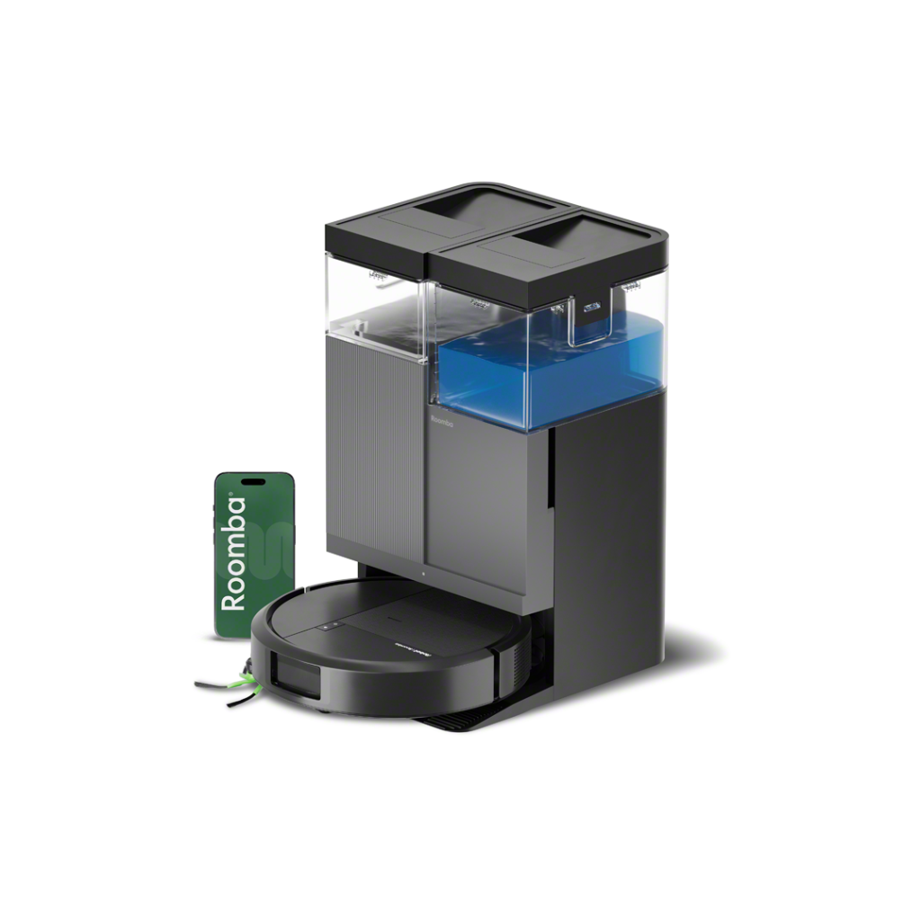 iRobot robotski usisavač Roomba® Plus 415 Combo Robot + Baza AutoWash™ Black