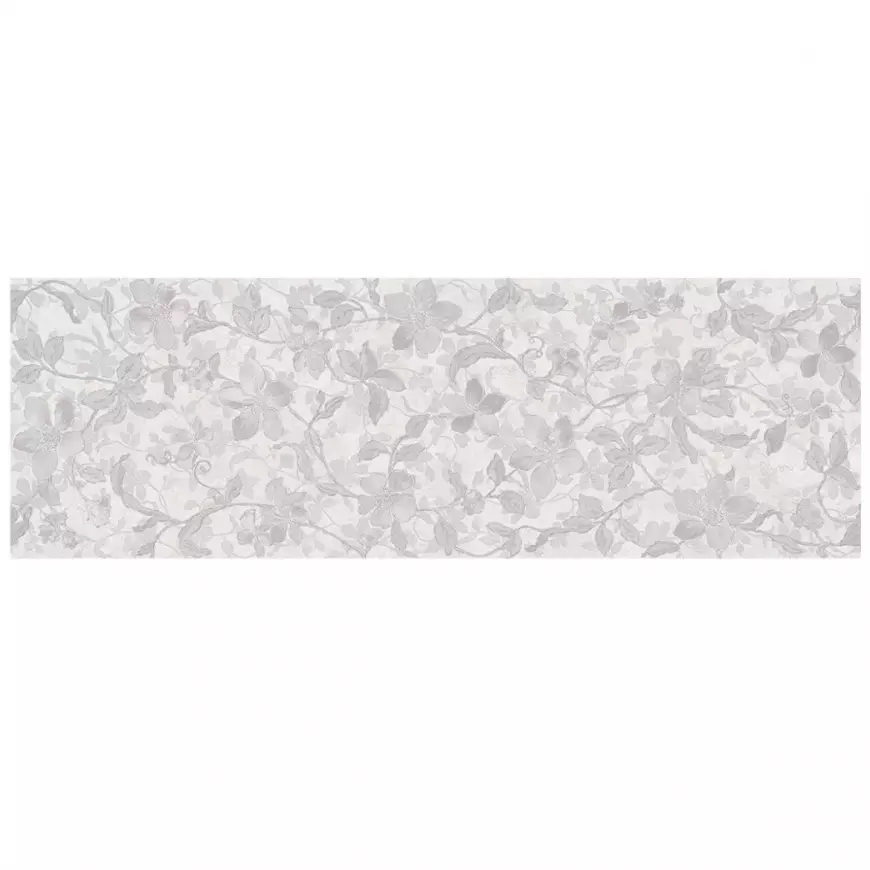 Glazirana zidna pločica Floral blanco rett. 30/90
