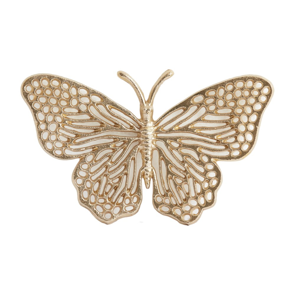 Metalni zidni ukras 26x16 cm Butterfly – Light & Living