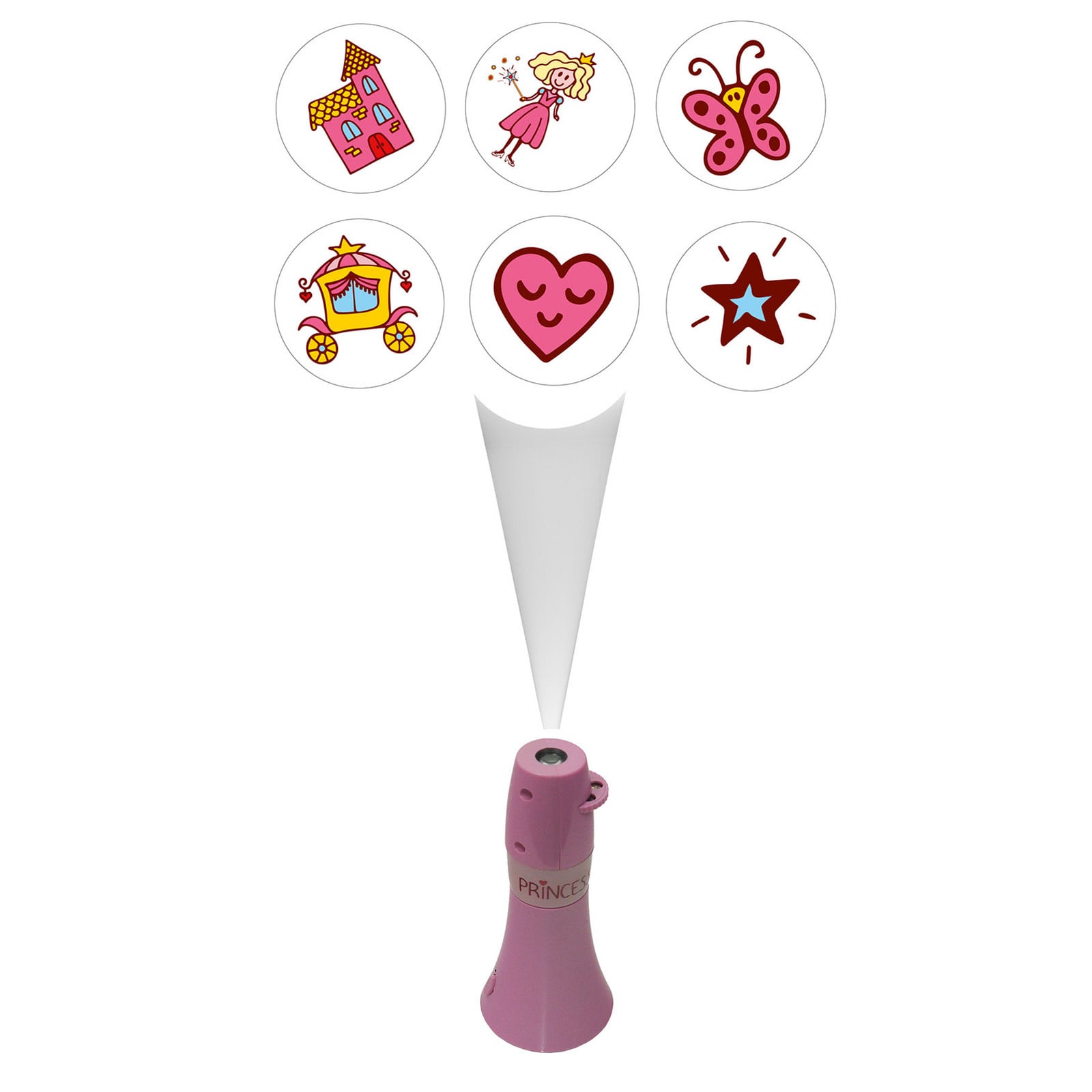 Džepni projektor Princess 6-struki rad na baterije