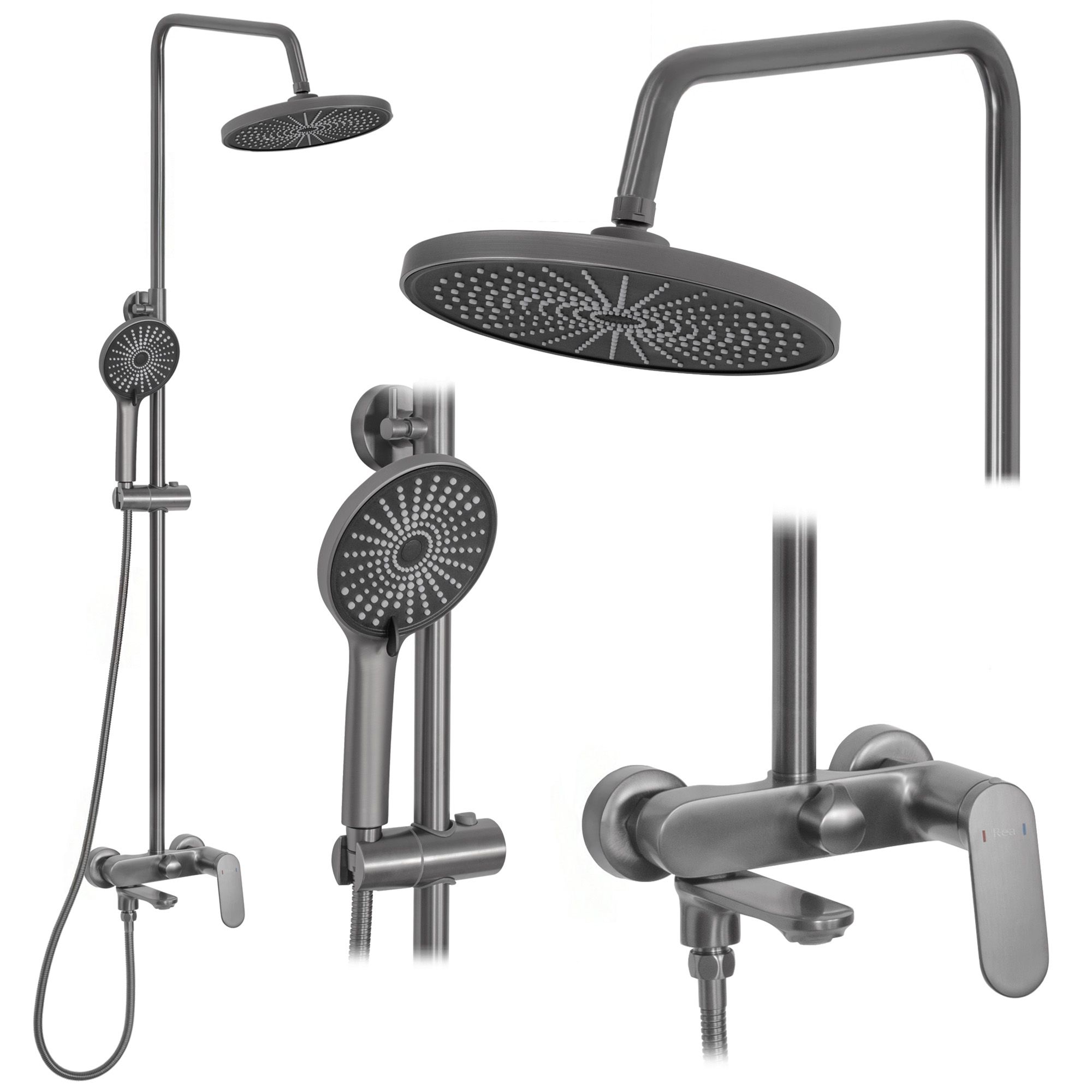 Tuš set REA Marco Gun Grey