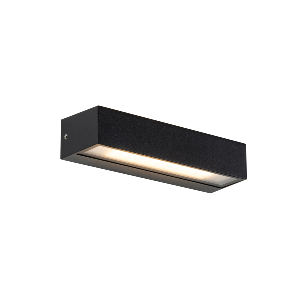 Moderna zidna svjetiljka crna uklj. LED IP65 - Steph