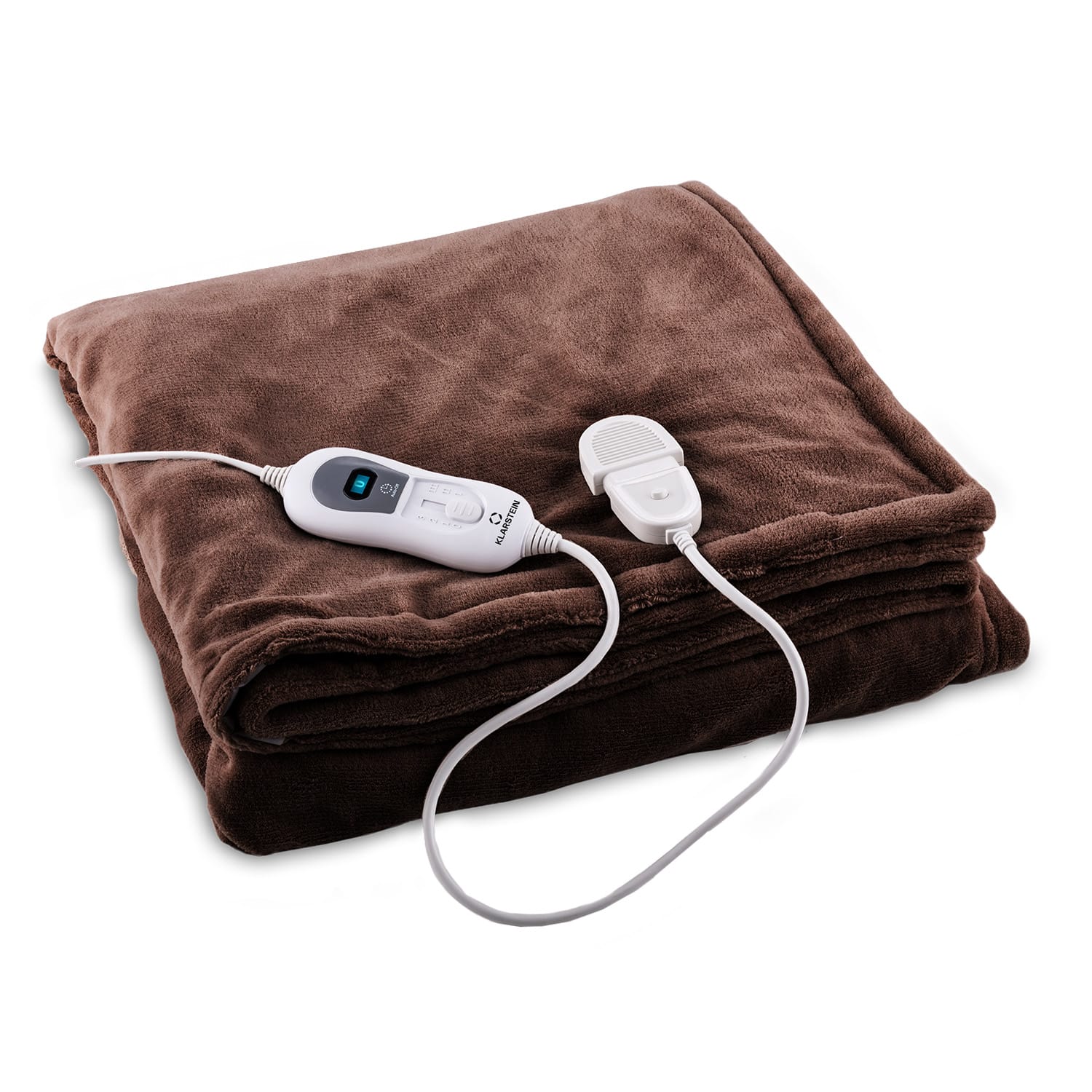 Klarstein Sherlock, 120 W, 180 x 130 cm, termo deka, mogućnost pranja, tamno smeđa