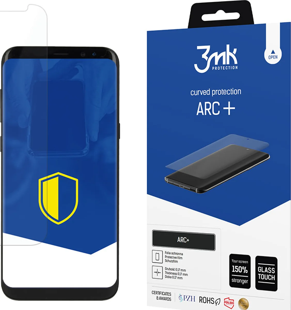 Zaštitna folija 3MK Samsung Galaxy S8 Plus - 3mk ARC Special Edition