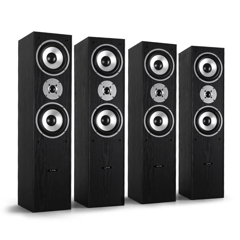 Auna L766 3 smjerna HiFi zvučnika 4 komada 1400W