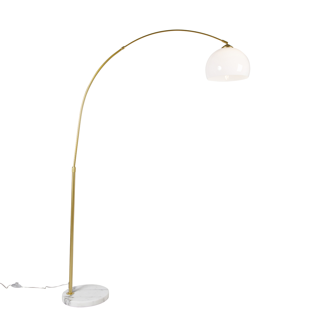 Pametna lukasta lampa mesingana s bijelom sjenilom uključujući Wifi A60 - Arc Basic