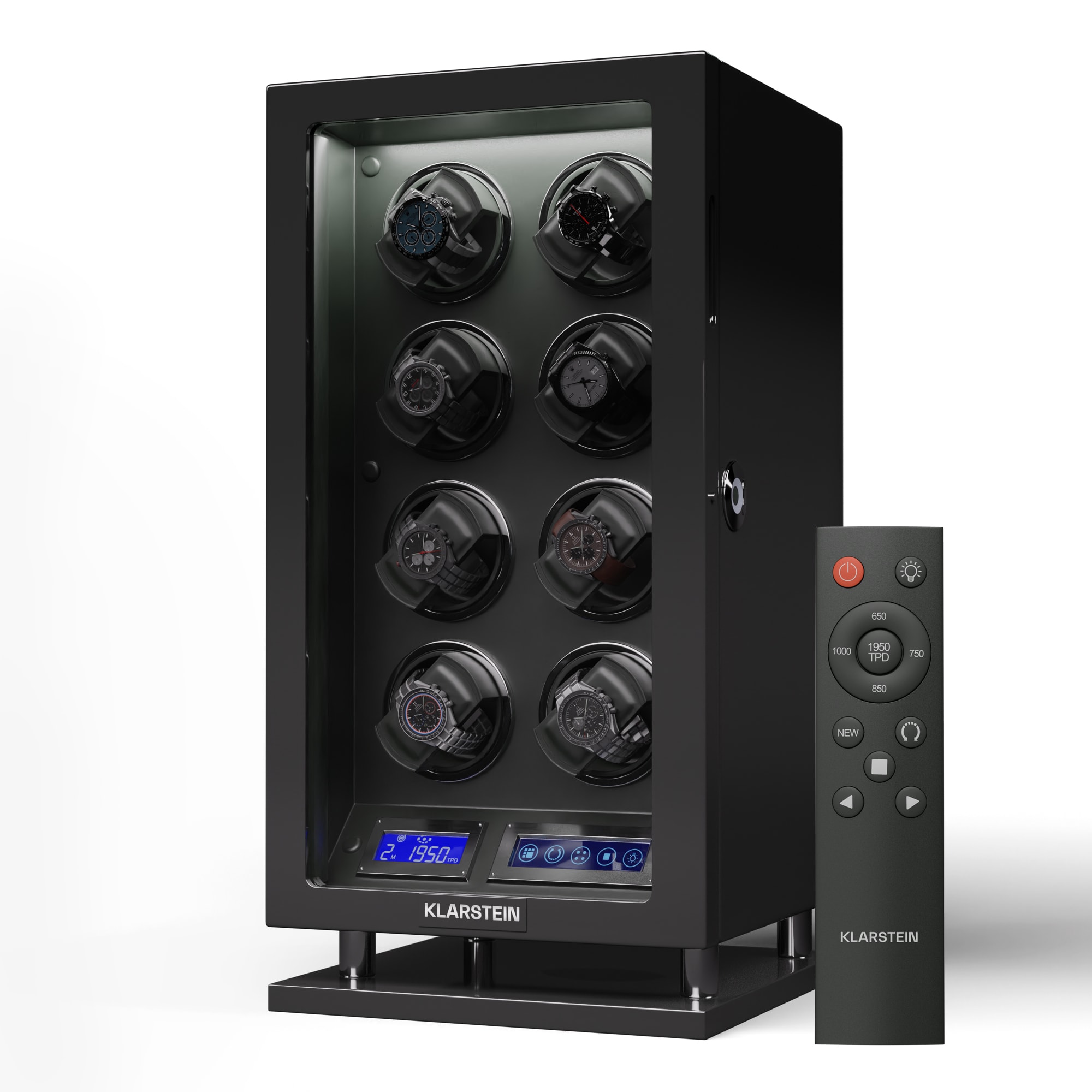 Klarstein Verdon 8, navijač, za 8 satova, 3 moda, 5 brzina, LED, daljinski upravljač