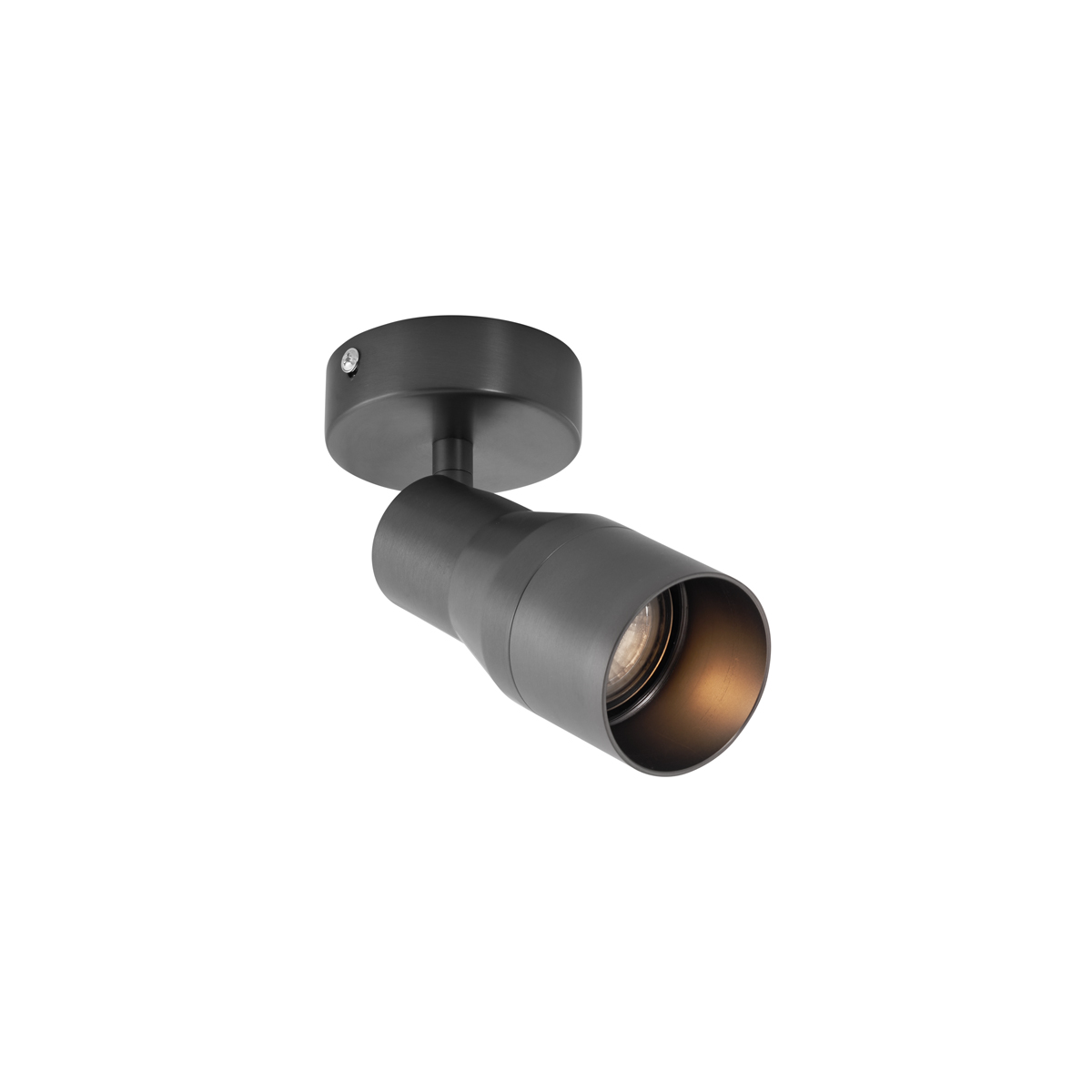 Moderno stropno svjetlo s reflektorom, tamnosivo, GU10, Ø50 mm - Stanley