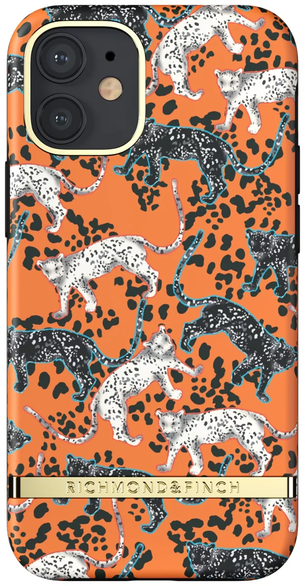Maska Richmond & Finch Orange Leopard for iPhone 12  Mini Orange (42984)