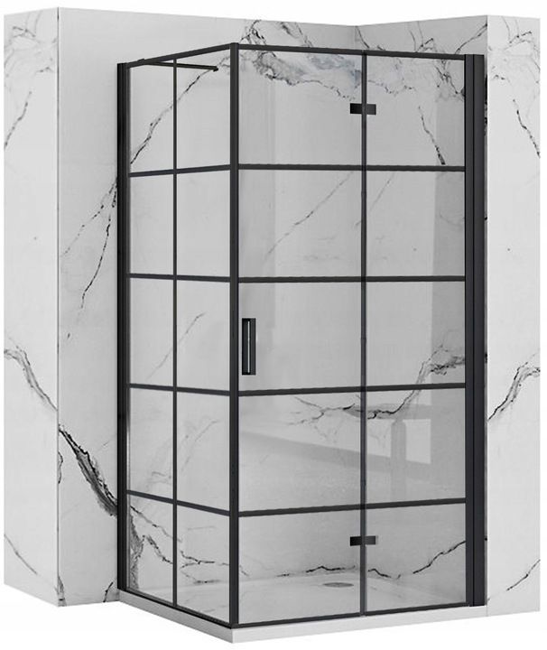 Tuš kabina Rea Molier Black 110x80