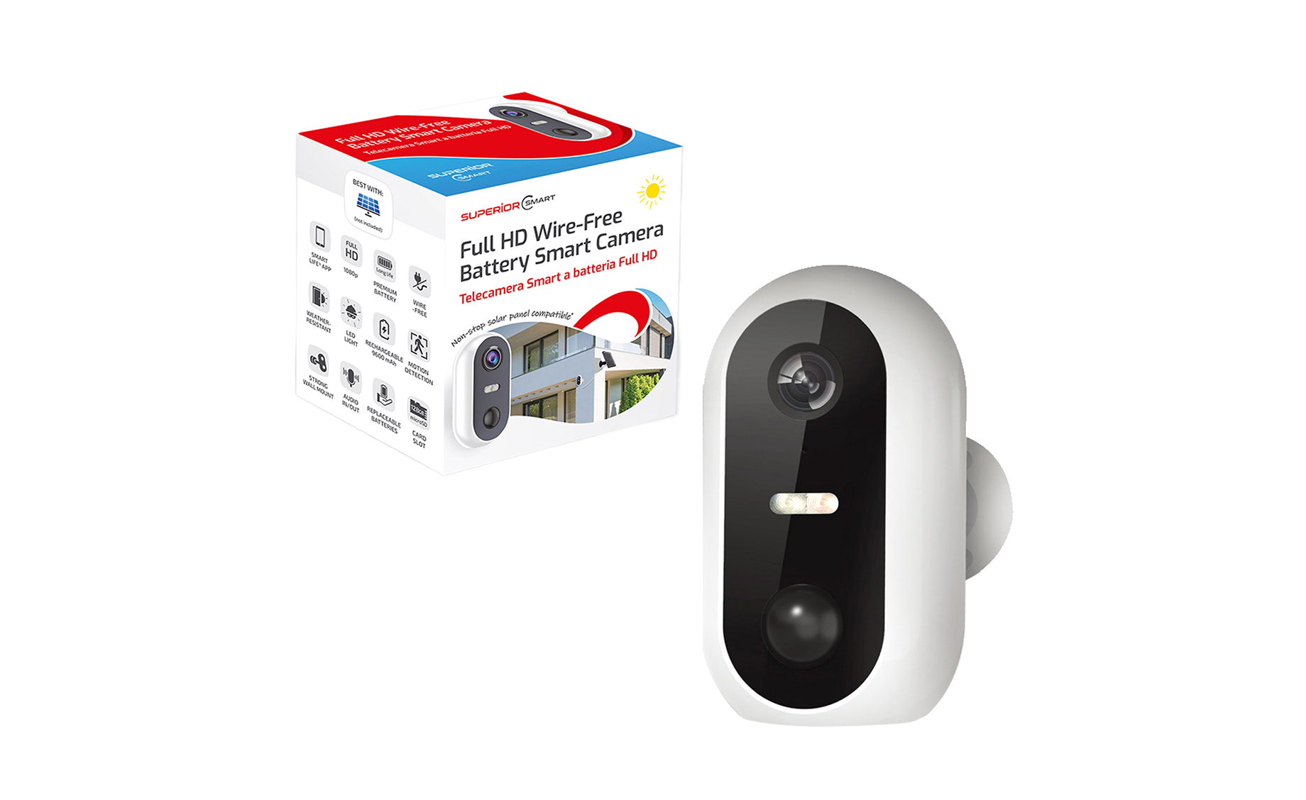 Superior Security iCM004 Wi-Fi pametna vanjska kamera na baterije