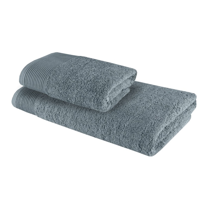 Set od 2 komada pamučnog ručnika i ručnika Bella grey EMI